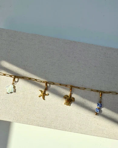 Bracelet Paperclip | Or