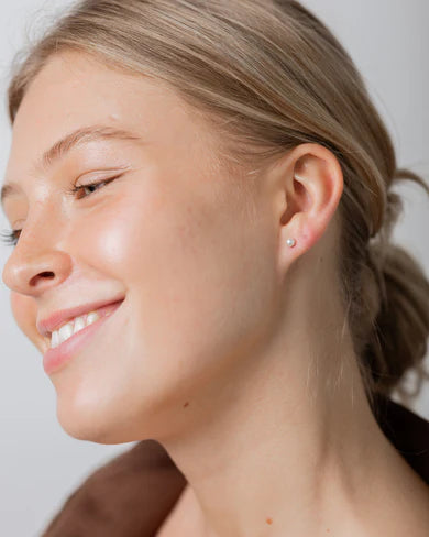 Boucles d'oreilles Perle d'eau douce | Or