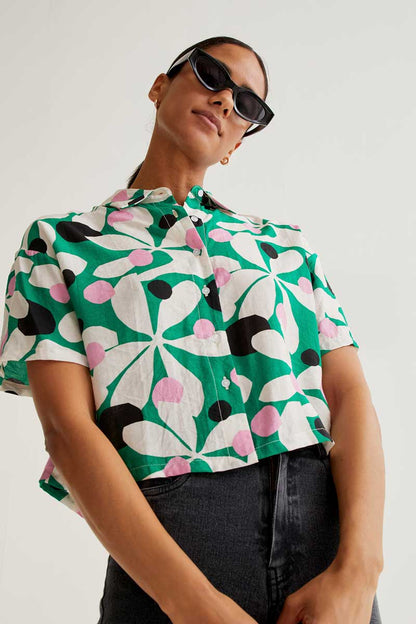 Chemise Luna - Compañía Fantástica | Motif vert