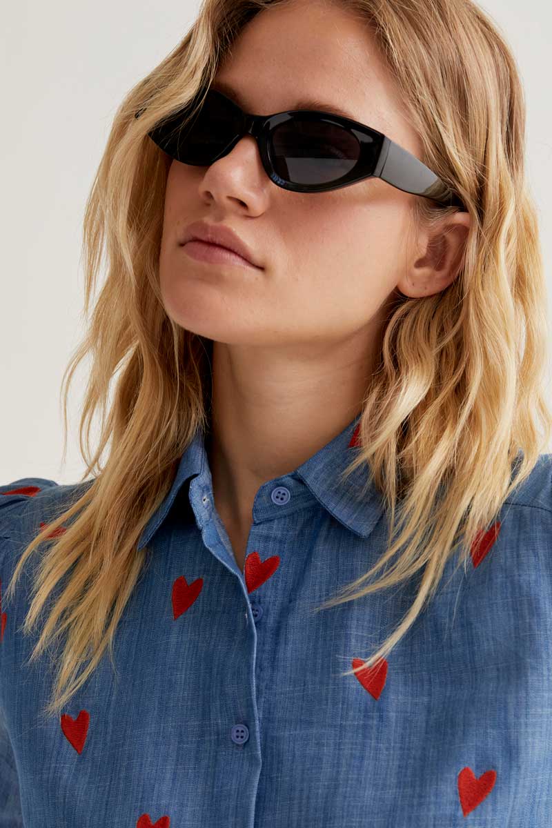 Chemise Leia - Compañía Fantástica | Bleu chambray