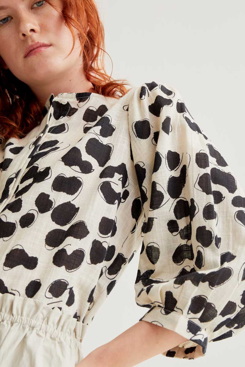 Blouse Lyvia - Compañía Fantástica | Motif dalmatien