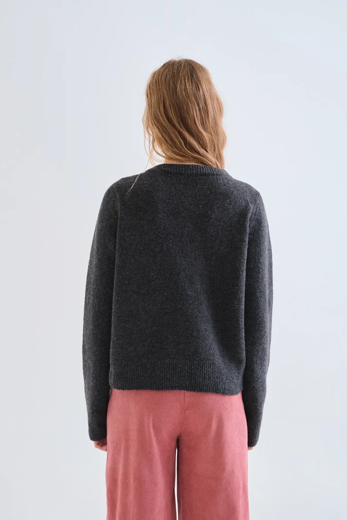 Cardigan Pauline - Compañía Fantástica | Gris foncé