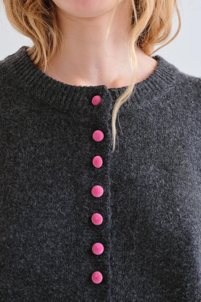 Cardigan Pauline - Compañía Fantástica | Gris foncé