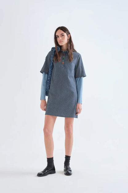 Robe Élisa - Compañía Fantástica | Bleu moyen