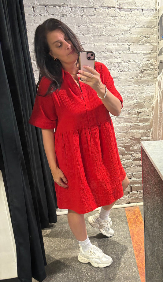 Robe Sastina - Pieces | Rouge