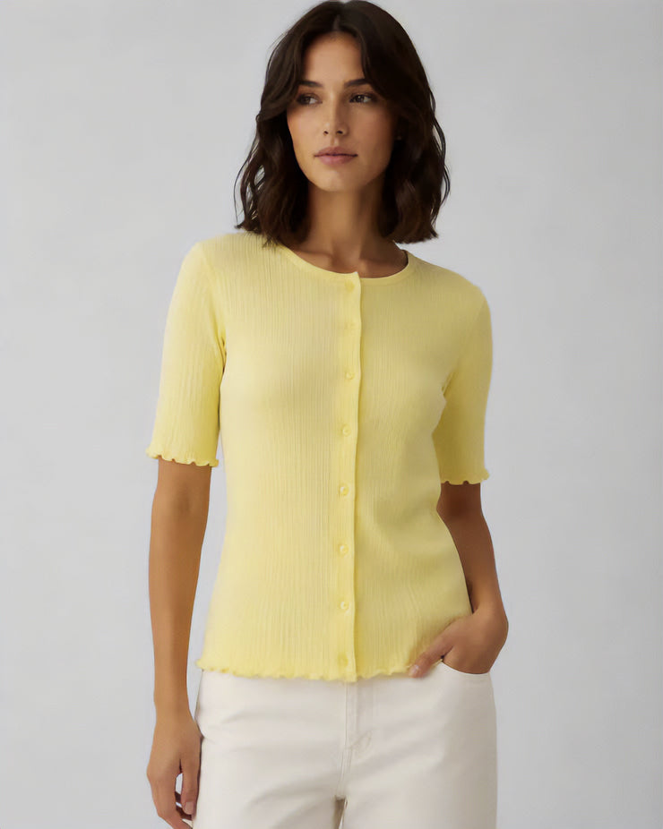 T-shirt Prisella - Ichi | Jaune