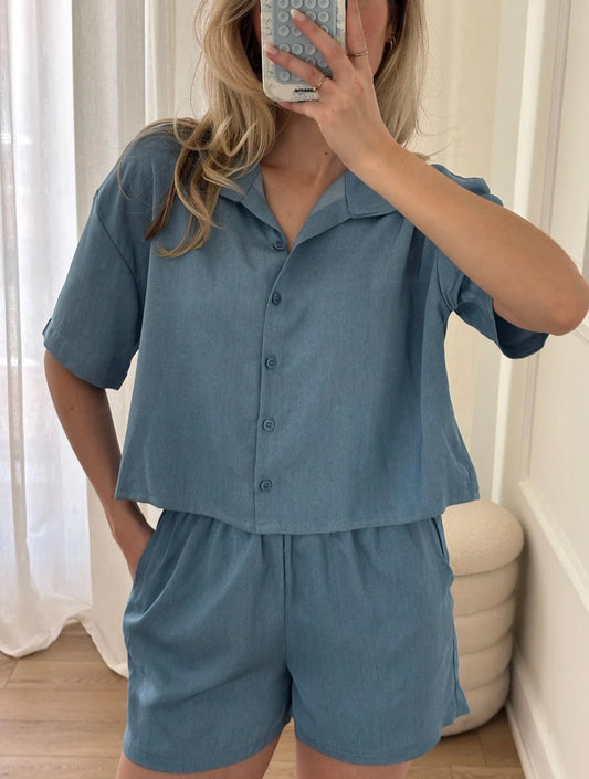 Chemise Telma - dailystory | Bleu