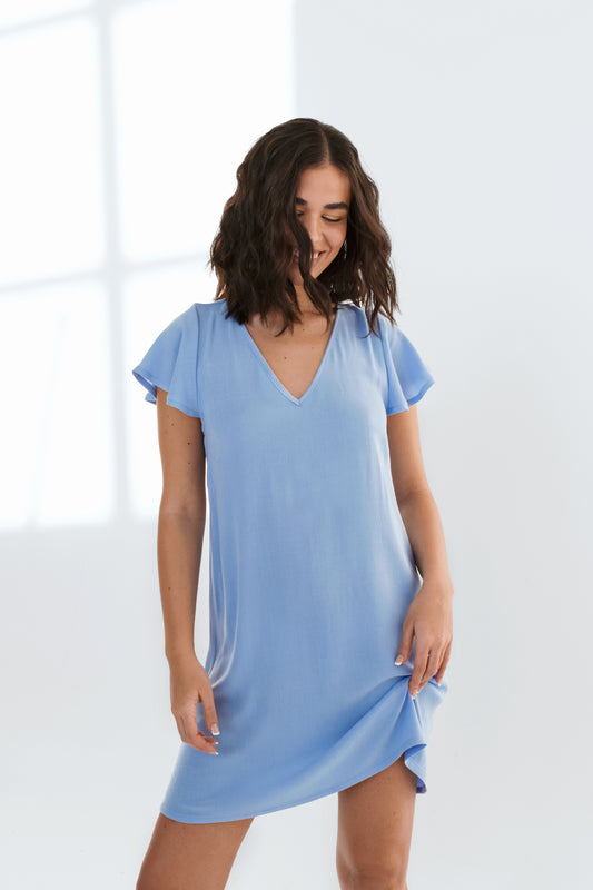 Robe Aubree | Bleu