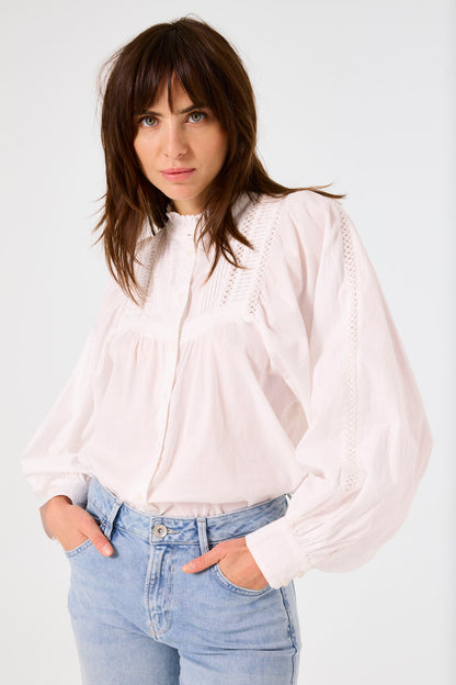 Blouse Joelle | Blanc cassée