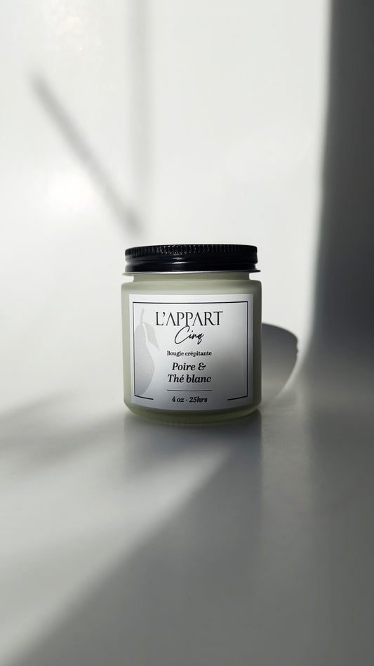 Bougie à mèche | Poire & Thé blanc
