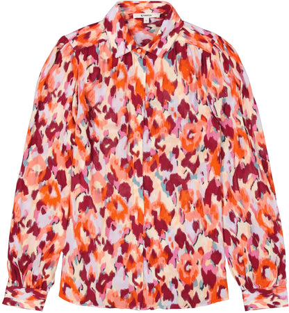 Chemise Margot | Rouge tangerine