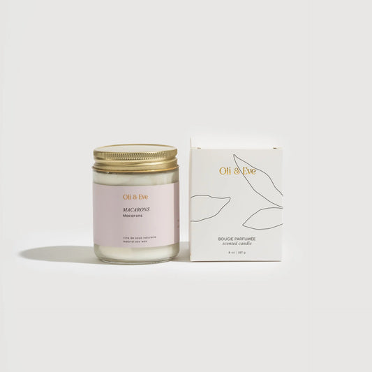 Bougie verre clair - Oli & Eve | MACARONS
