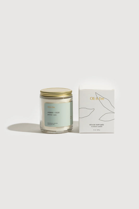 Bougie verre clair - Oli & Eve | JASMIN & YUZU