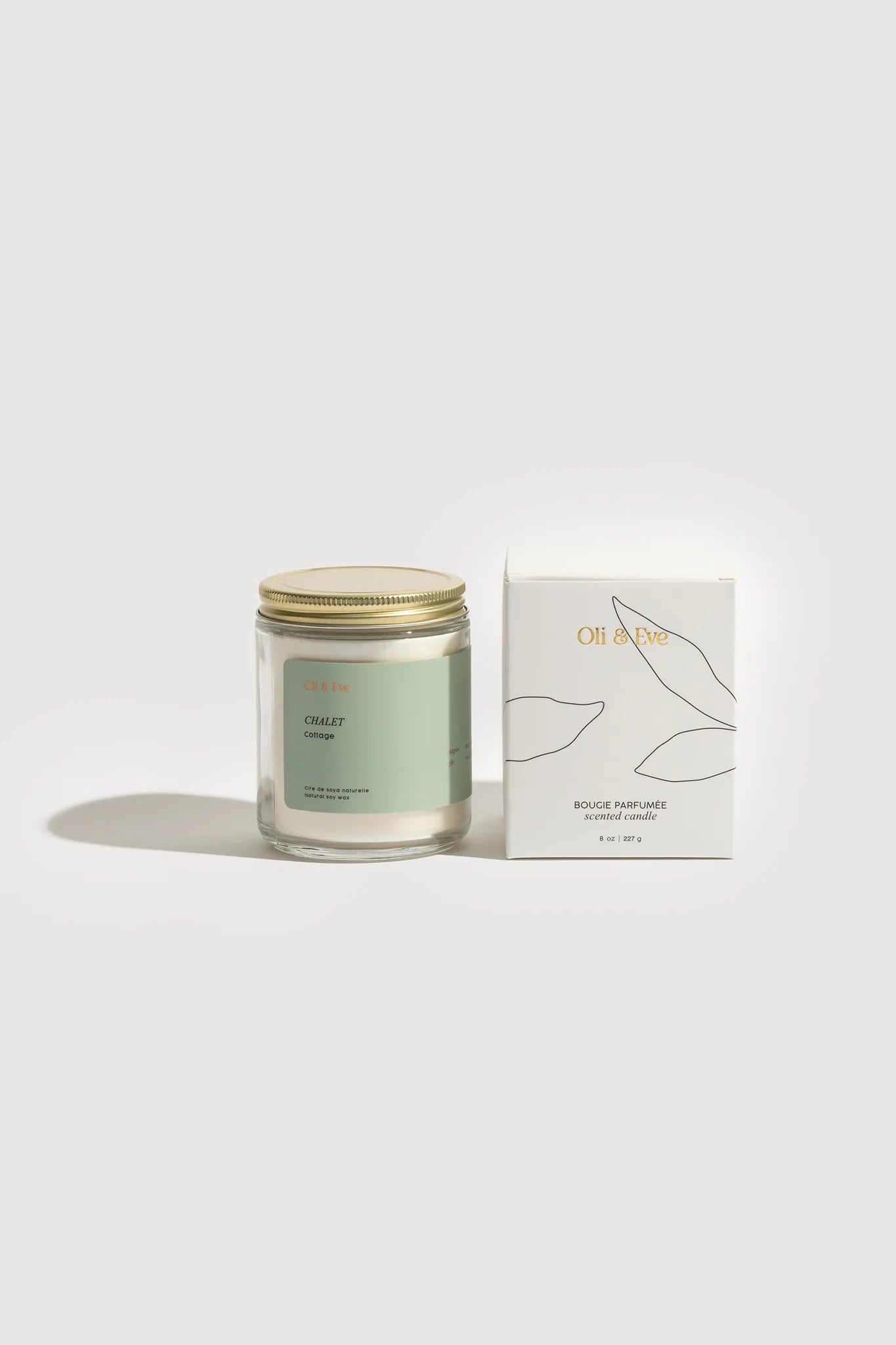 Bougie verre clair - Oli & Eve | CHALET