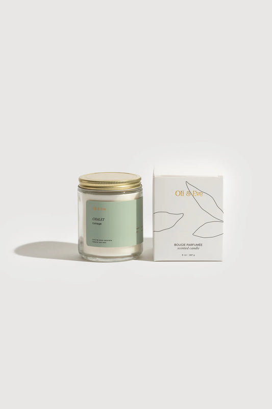 Bougie verre clair - Oli & Eve | CHALET