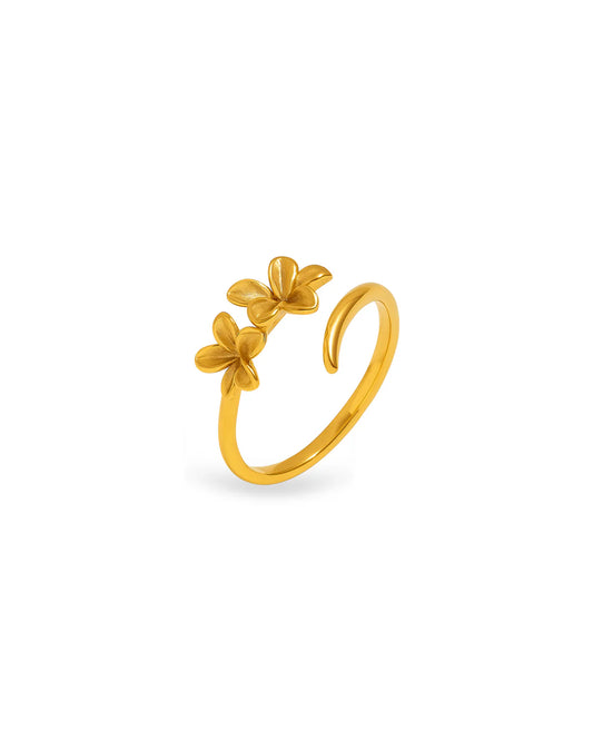 Bague Bloom ajustable | Or