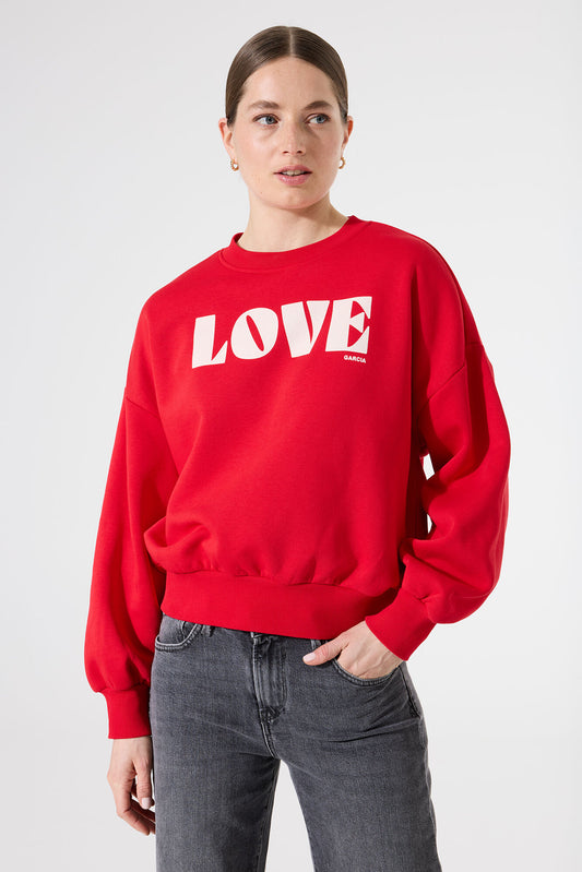 Chandail Love | Rouge