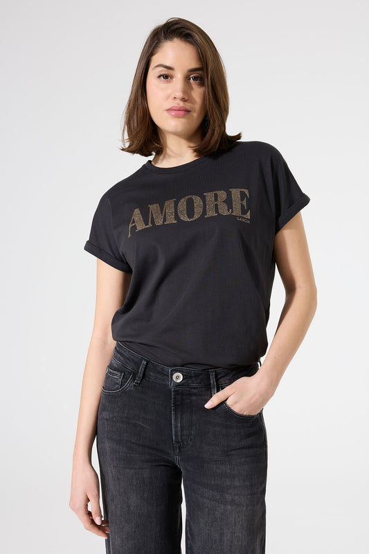 T-shirt Amore | Anthracite