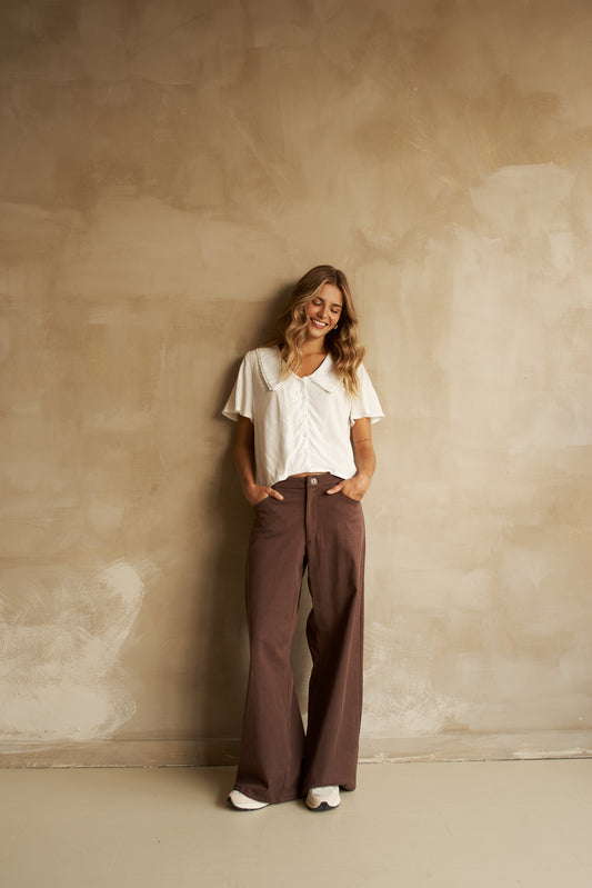 Pantalon Harper | Brun