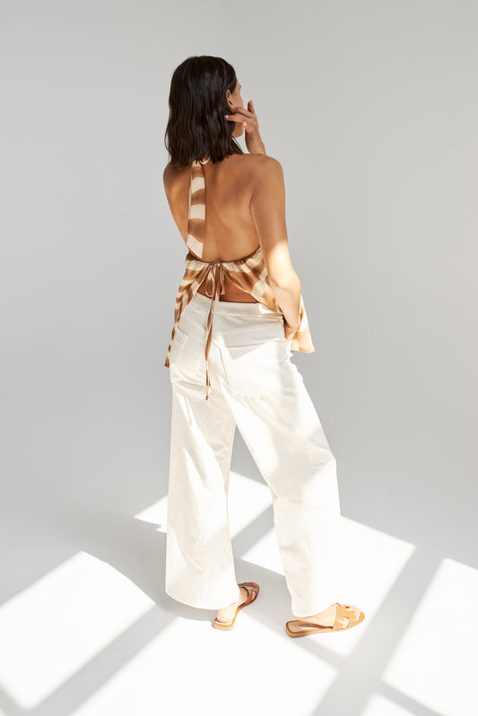 Pantalon Harper | Blanc cassé