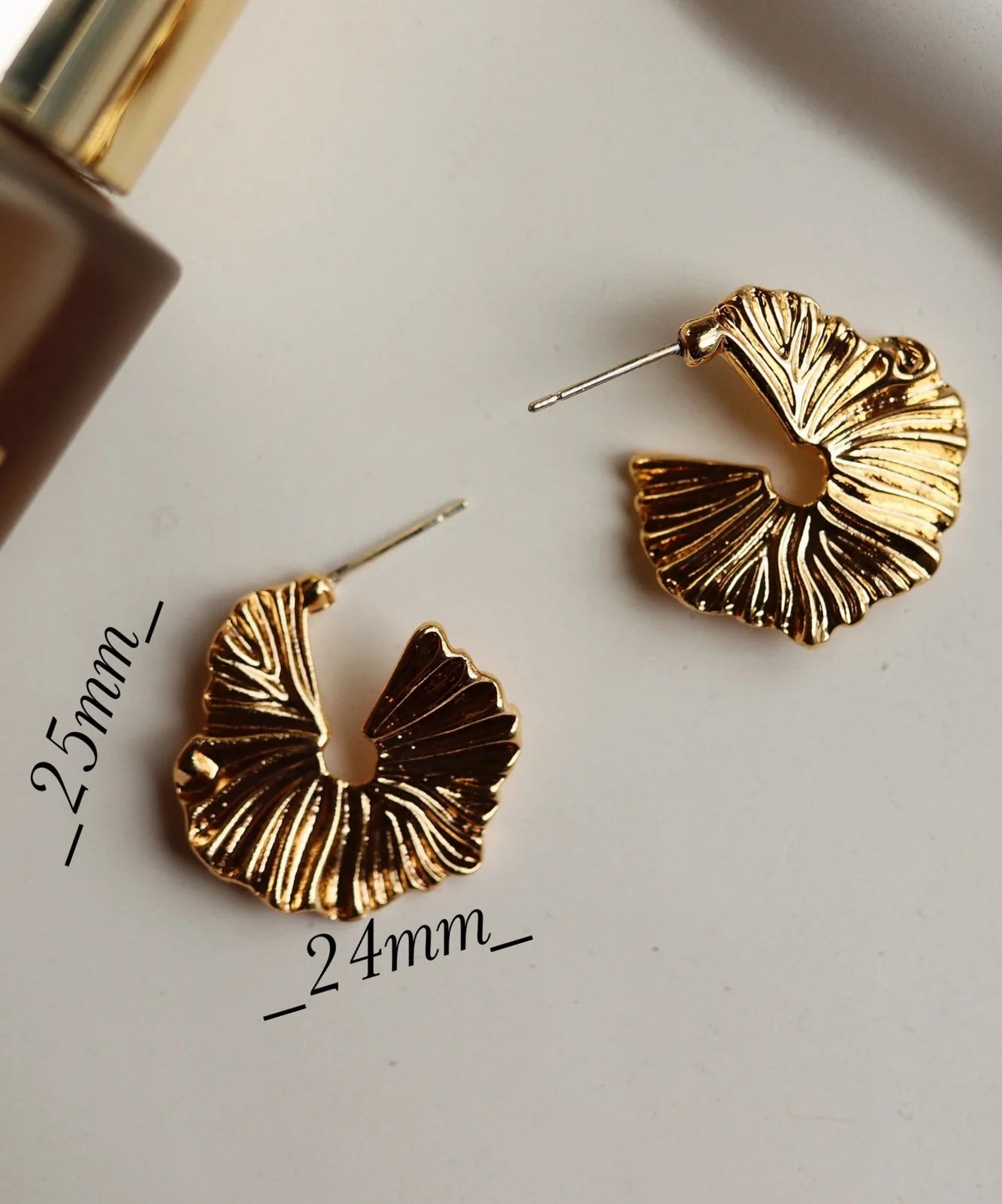 Boucles d'oreilles Nèva - GemsbyŌ | Dorée
