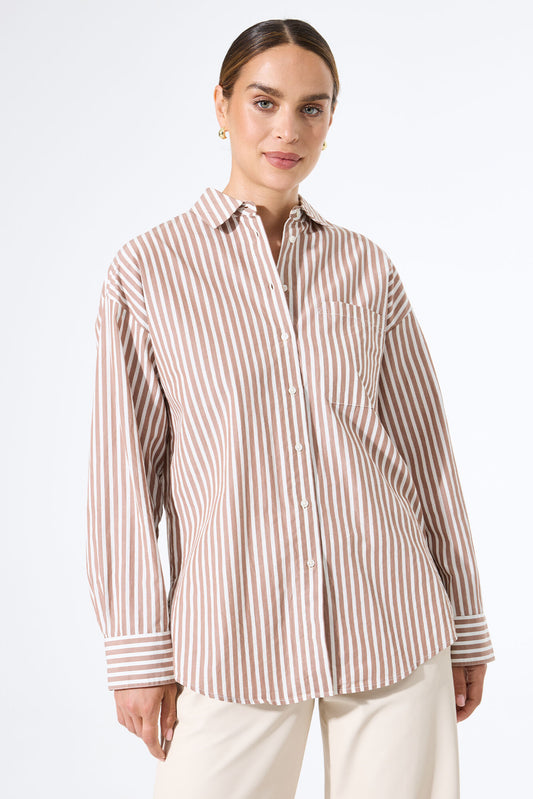 Chemise Éléna | Brun pâle