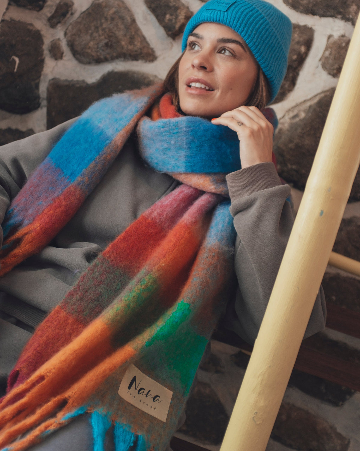 Foulard Geneve - Nana The Brand | Rouge Multi