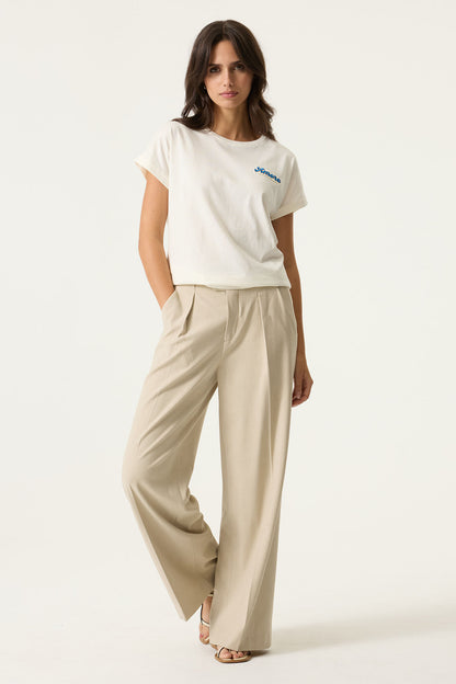 T-Shirt Sienna - Garcia | Blanc cassé