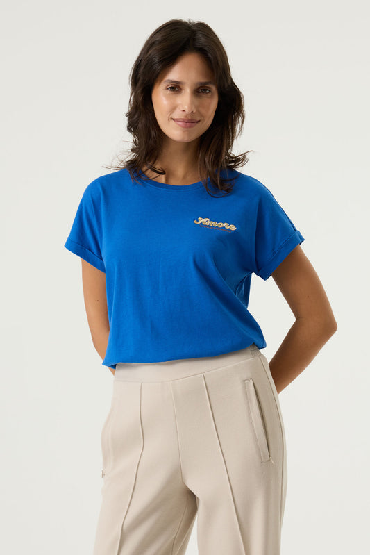 T-Shirt Sienna - Garcia | Bleu