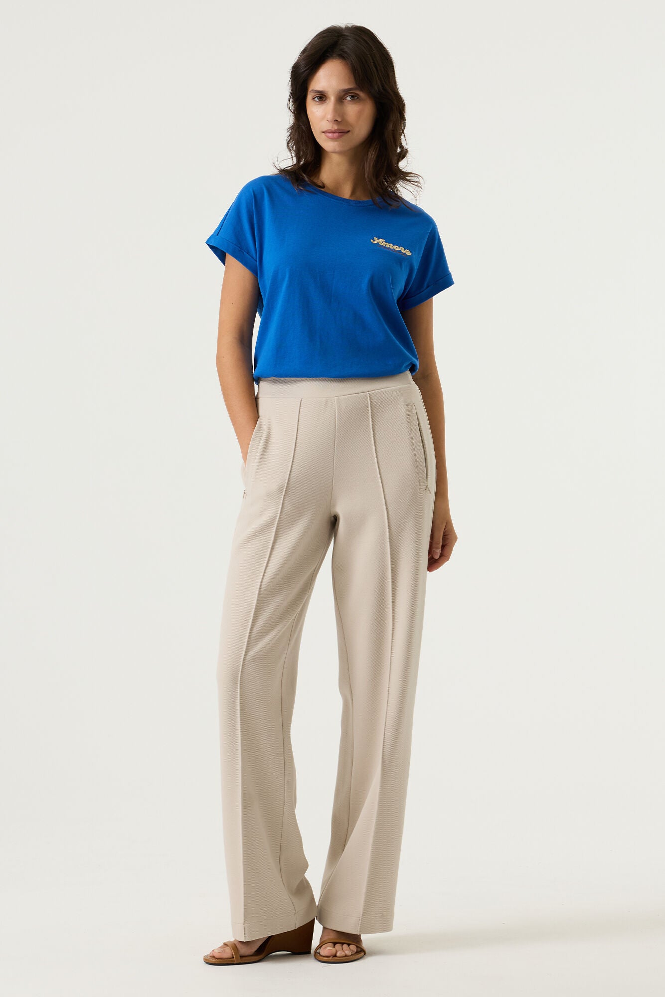 T-Shirt Sienna - Garcia | Bleu