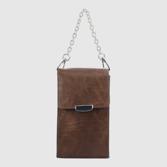 Sac à main pochette - ZAC | Brun