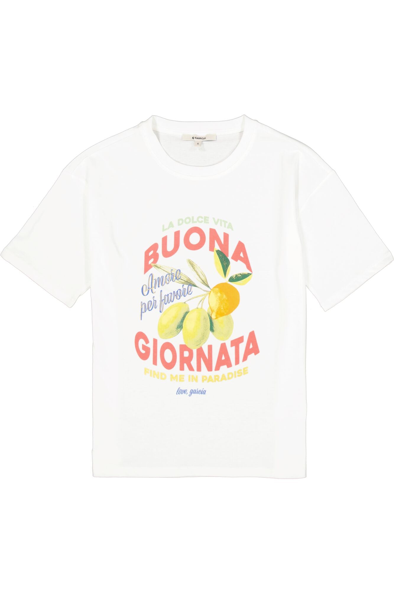 T-shirt Buona - GRACIA | Blanc cassé