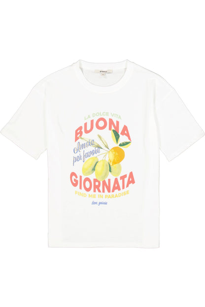 T-shirt Buona - GRACIA | Blanc cassé