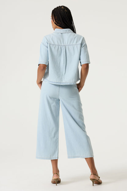 Pantalon Gaia - Garcia | Denim délavé