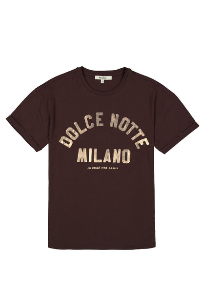 T-shirt Lovie - Garcia | Brun