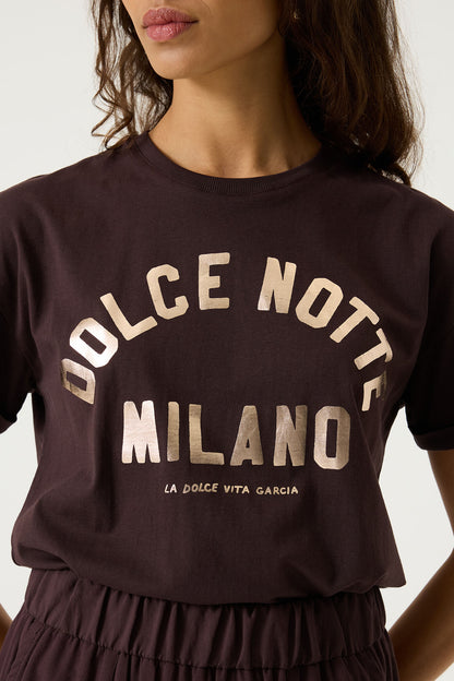T-shirt Lovie - Garcia | Brun