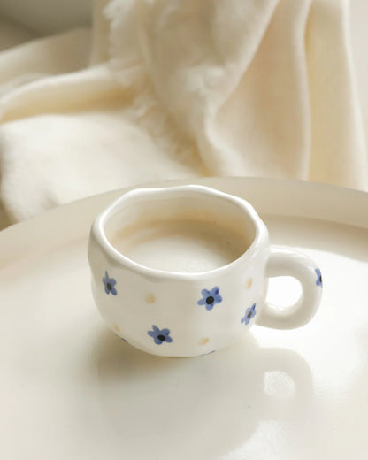 Tasse Fleurs bleues | Céramique