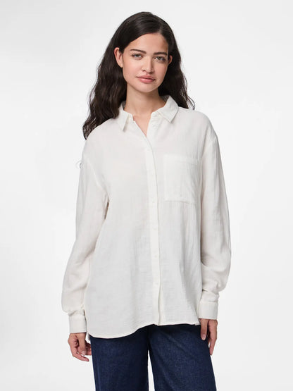 Chemise Sastina - Pieces | Blanc cassé