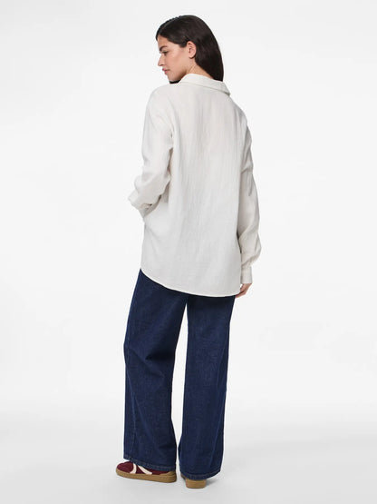 Chemise Sastina - Pieces | Blanc cassé