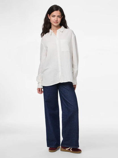 Chemise Sastina - Pieces | Blanc cassé