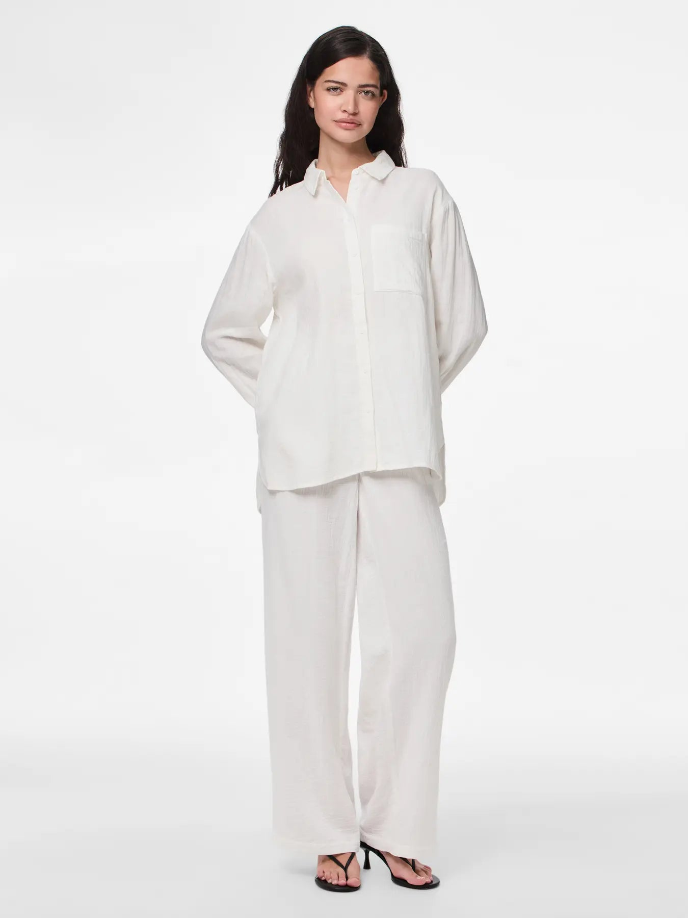Chemise Sastina - Pieces | Blanc cassé
