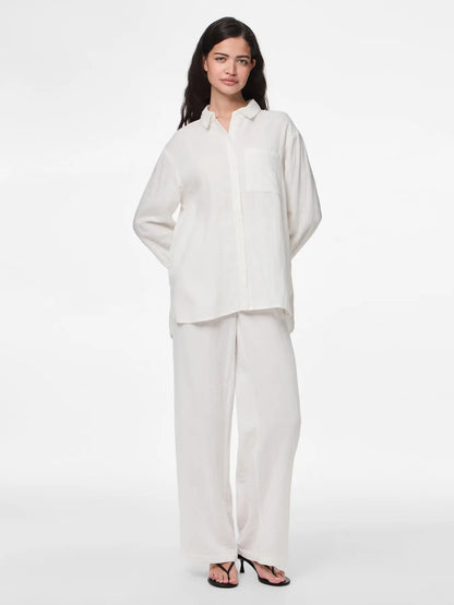 Chemise Sastina - Pieces | Blanc cassé