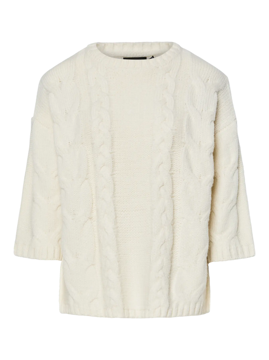 Tricot Moby | Blanc cassé