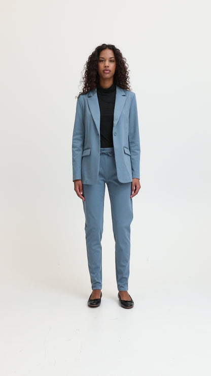 Pantalon Kate étroit long | Bleu mirage