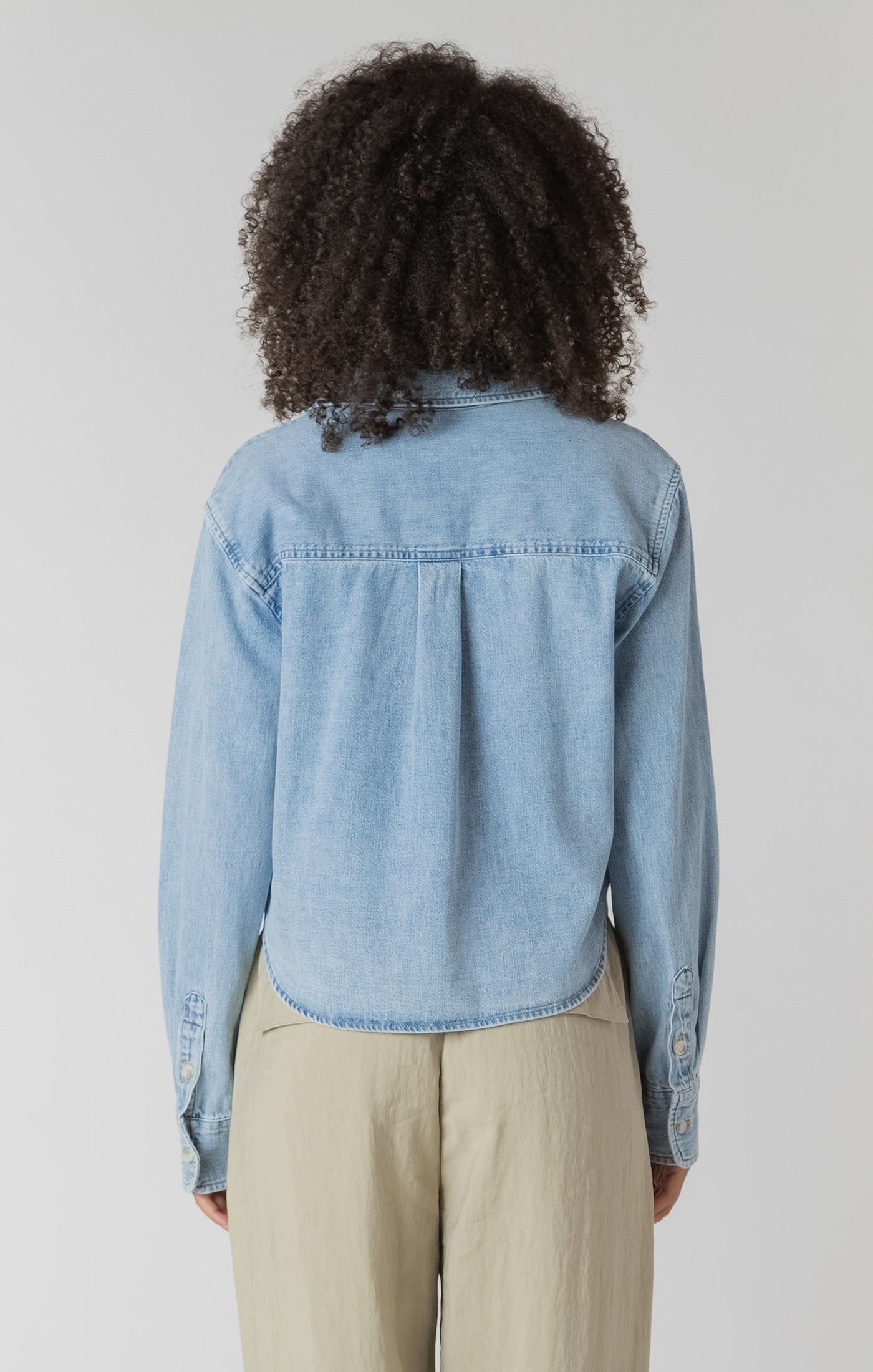 Chemise Sara | Denim délavé