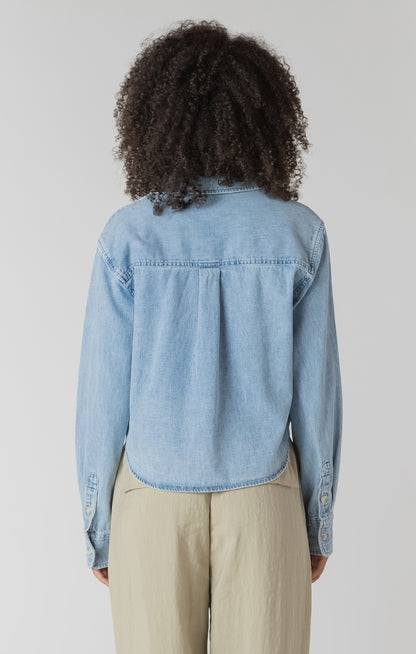 Chemise Sara | Denim délavé