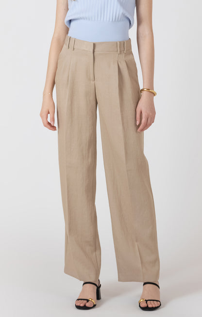 Pantalon Kyana - Black tape | Beige