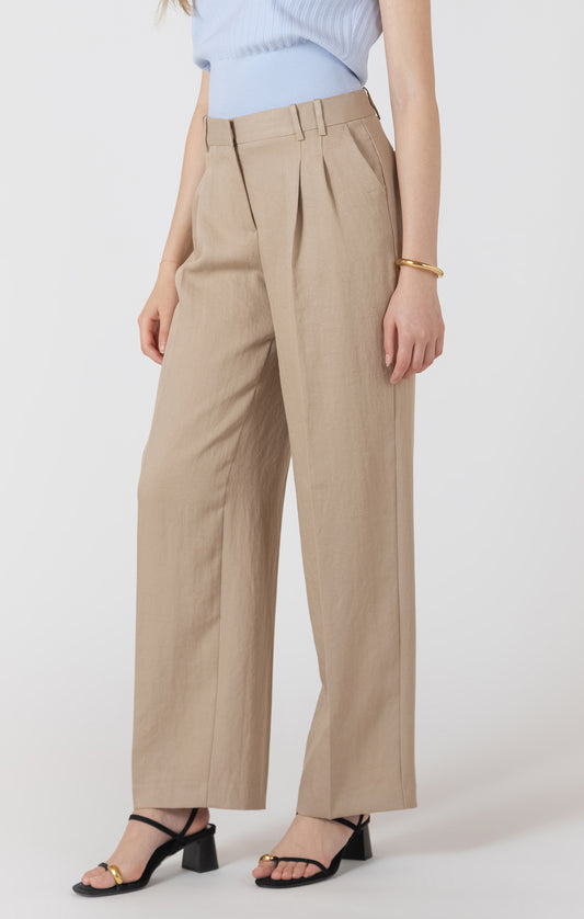 Pantalon Kyana - Black tape | Beige