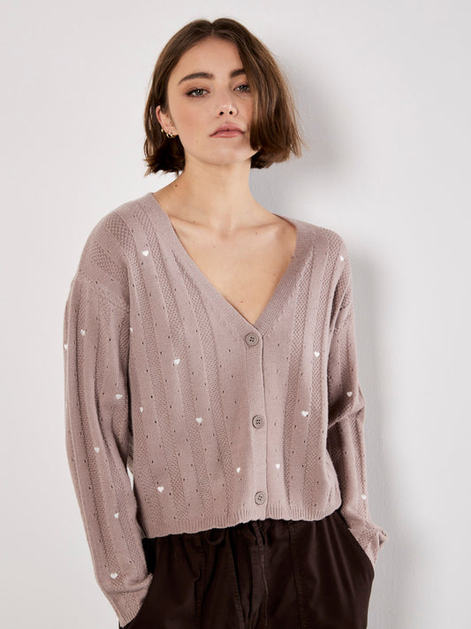 Cardigan Aubrey | Brun