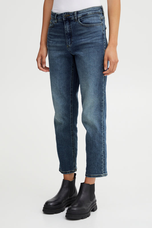 Jeans ICHI Raven court | Bleu moyen